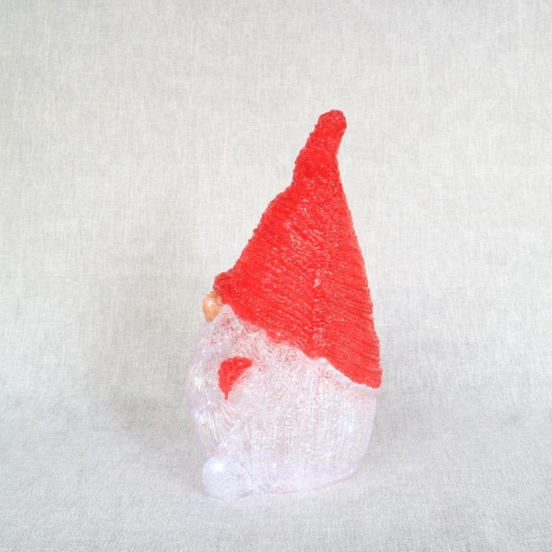 Christmas decoration light Battery Powered Candy Cane Acrylic light Santa figurine 