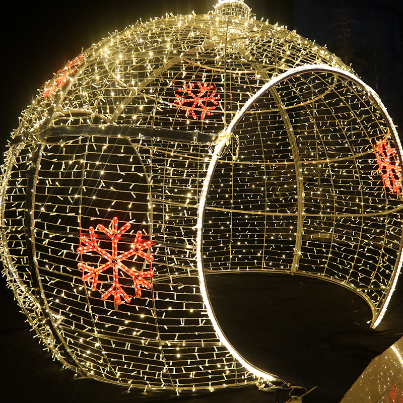 Large Outdoor Lighted Spheres | Evermore Lighting
