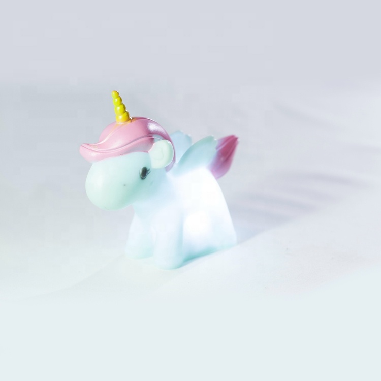 Factory Sales Inexpensive Cute Bedroom Kids Baby Animal Led Unicorn Night Light