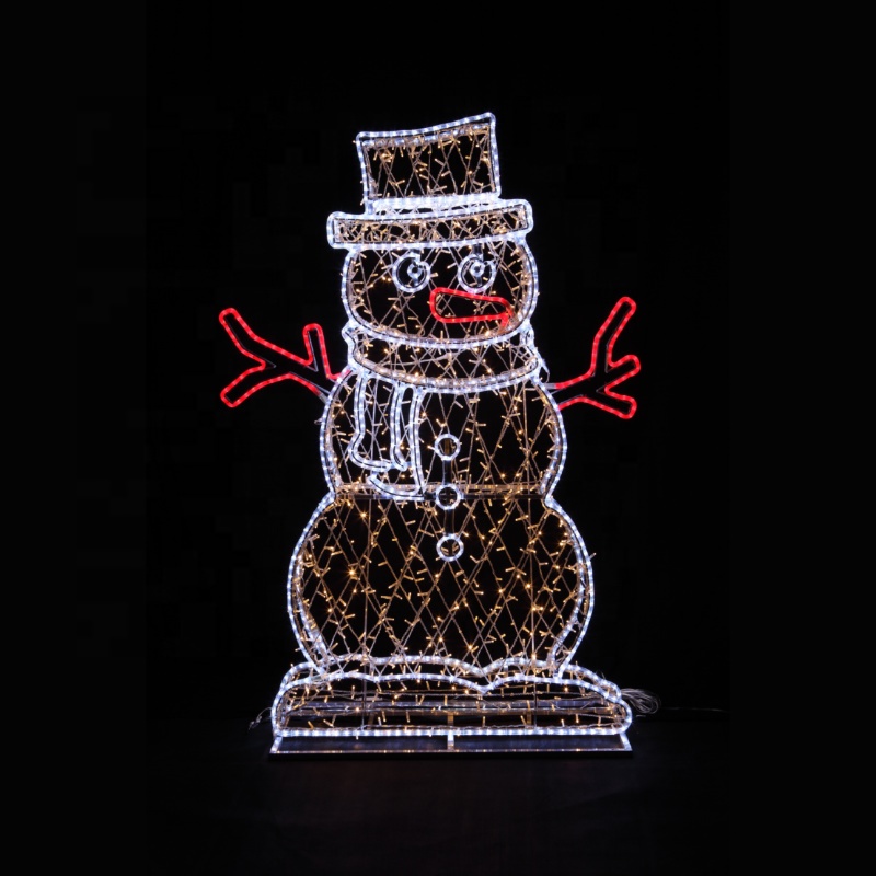Evermore Outdoor Christmas Decoration LED Snowman Motif Light
