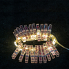 20L Fariy Light With 20pcs Gold glitter/pink glitter/silver glitter clips decoration