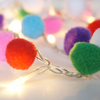 EVERMORE Super Bright Party Decoration Colorful LED Ball String Light Chain