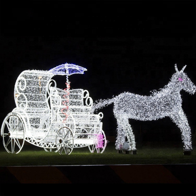Christmas Outdoor Running Acrylic Reindeer LED Motif Light