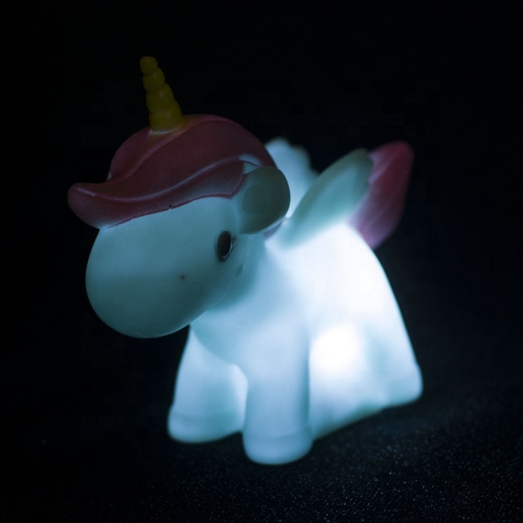Factory Sales Inexpensive Cute Bedroom Kids Baby Animal Led Unicorn Night Light