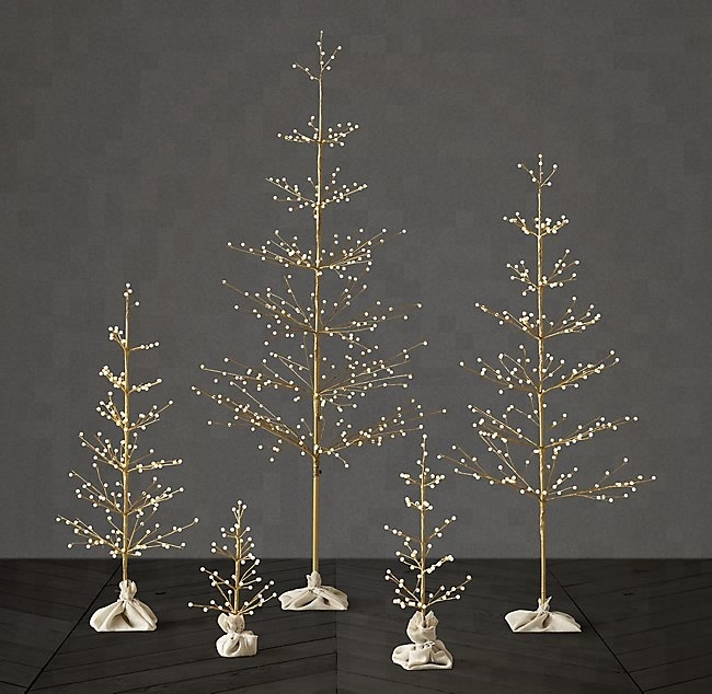 Outdoor Small Decorative Tree Light Led Outdoor Artificial Christmas Tree