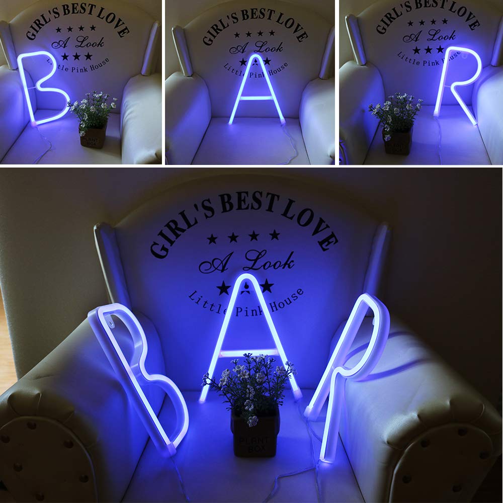 Durable Energy-Saving Economic Light Up Letters Marquee Letters Alphabet Letter multicolor led neon sign Lights Night Lamp