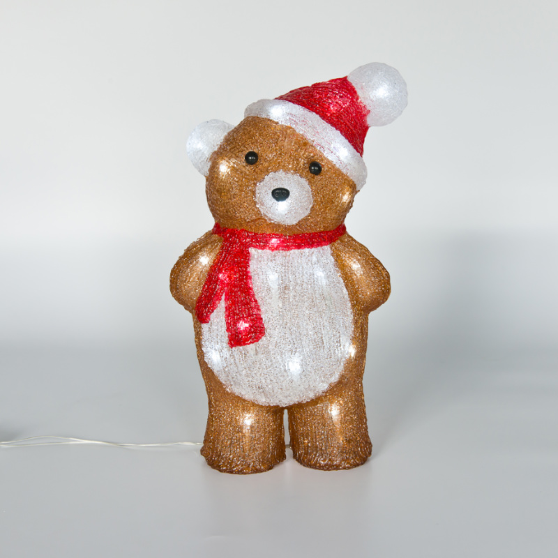 EVERMORE Christmas Teddy Bear Animal Acrylic Light