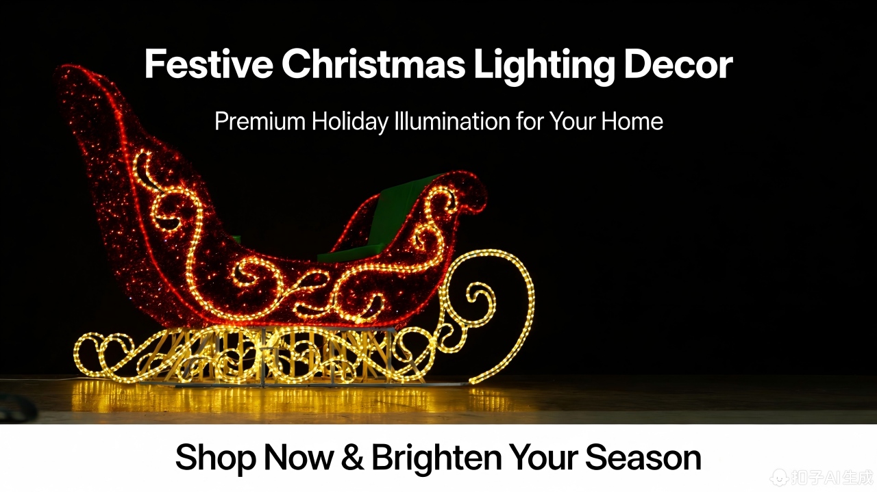 圣诞灯饰banner