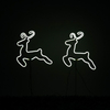 LED Neon Christmas Deer Shape Ground Stake Light