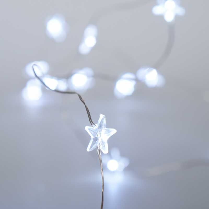 20L Led fairy light with star decoration