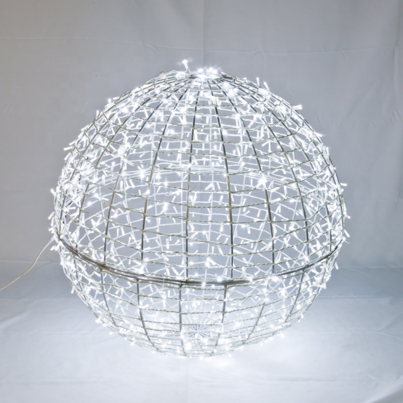 Evermore High Quality Aluminum Frame Christmas Decoration Led Ball Motif Light 