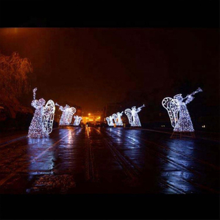 3D Christmas Decoration Angle Street Motif Light