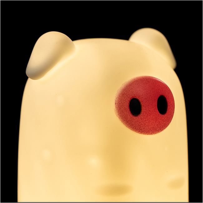 Factory sales inexpensive cute kids baby animal led piggy night light