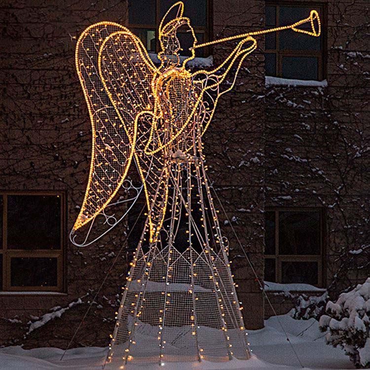 Lighted Christmas Angel for Yard