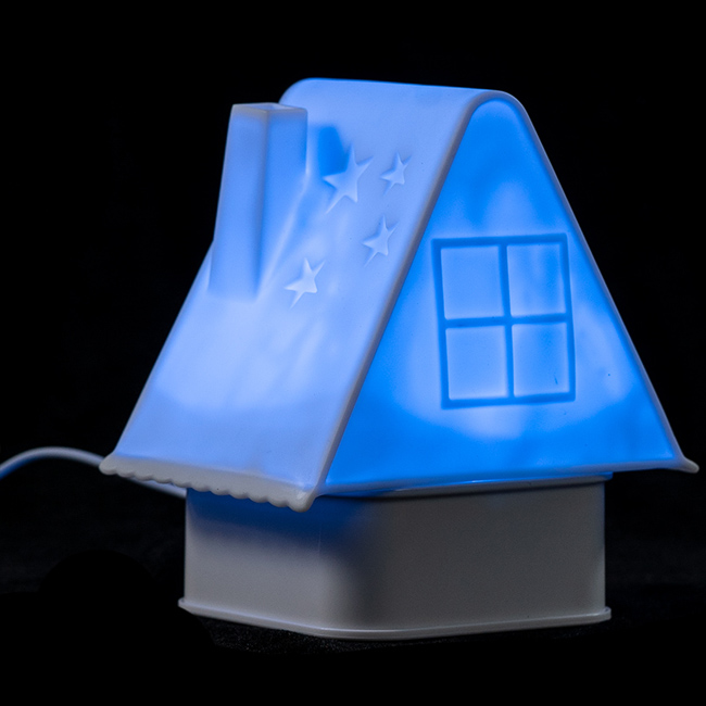 EVERMORE Soft Silicone Mini House Shape Table Lamp