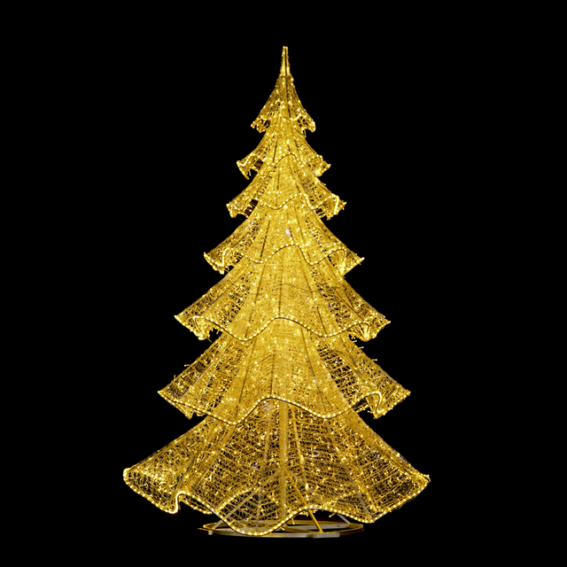 Product Name: Majestic 3D Cedar Tree Light - 8ft Tall Outdoor LED Motif with Warm Twinkle
